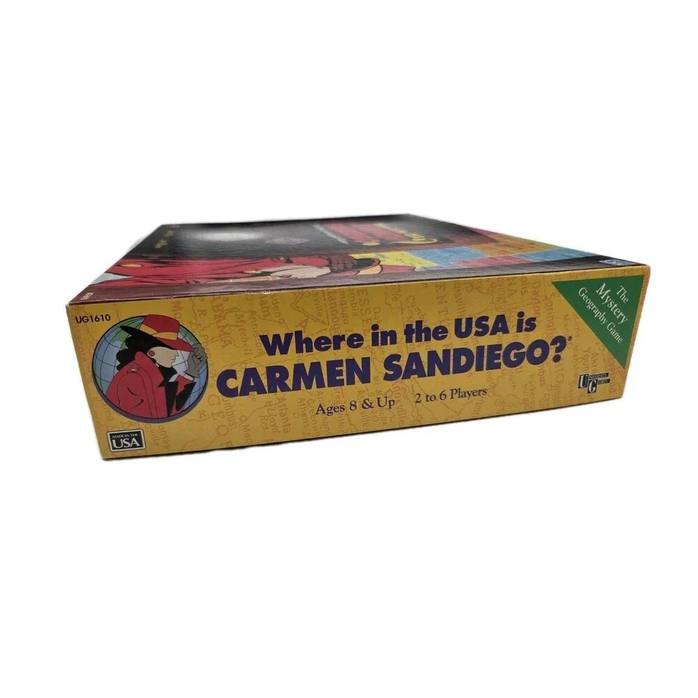 Where in the USA is Carmen Sandiego? The Mystery Geography Board Game Complete
